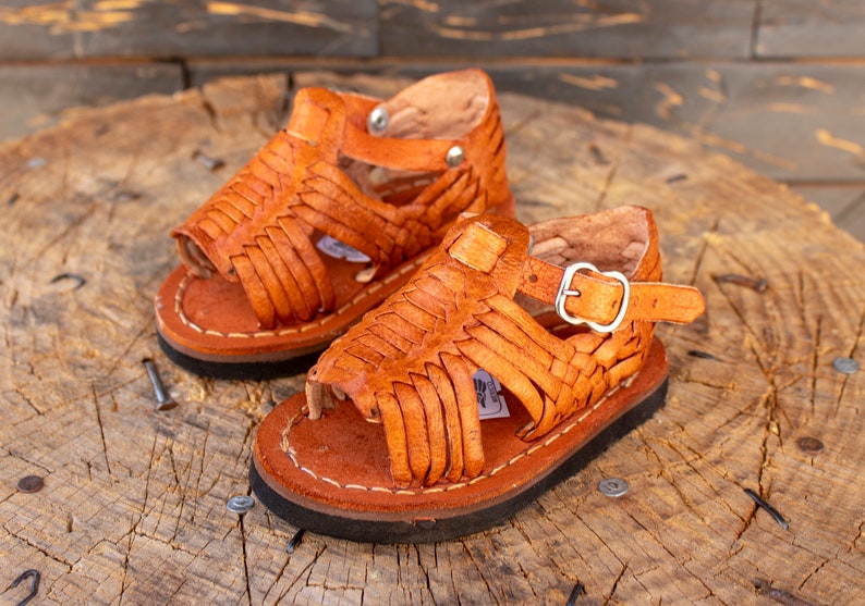 huaraches infantiles de cuero